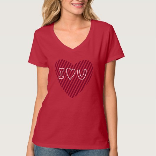 Gelukkige Valentijnsdag Vrouwen T-shirt (Voorkant)
