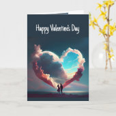 Gelukkige Valentijnsdag Wereld van de Liefde Kaart (Gele Bloem)