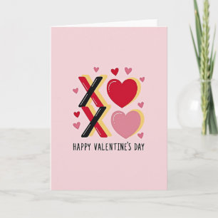 Gelukkige Valentijnsdag Xoxo Kaart
