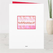 Gelukkige Valentijnsdag Zwarte Ombre Fotokaart Kaart (Achterkant)