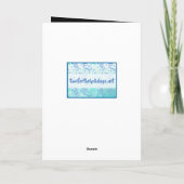 Gelukkige Valentijnsdag Zwarte Ombre Fotokaart Kaart (Achterkant)