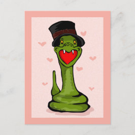 Gelukkige Valentijnsdagslang Briefkaart