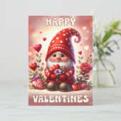 Gelukkige Valentijnse - Valentijnsdag Kaart (Staand voorkant)