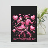 Gelukkige Valentijnse - Valentijnsdag Kaart (Staand voorkant)