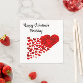 Gelukkige Valentijnse verjaardag Servet (Insitu)