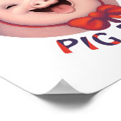 Gelukkige Varkensdag! Poster (Hoek)