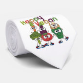 Gelukkige Veganist Stropdas (Opgerold)