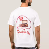 Gelukkige Velentijnsdag - Geliefde toewijding T-shirt (Achterkant)