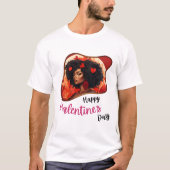 Gelukkige Velentijnsdag - Romantisch Paradijs T-shirt (Voorkant)