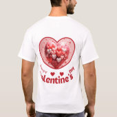 Gelukkige Velentijnsdag - Romantische pracht T-shirt (Achterkant)