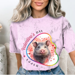 Gelukkige Velentijnsdag - Sweetheart's Embrace T-shirt