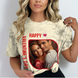 Gelukkige Velentine's Day - dromerige affectie T-shirt