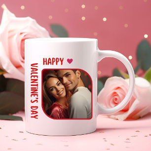 Gelukkige Velentine's Day - dromerige affectie Tweekleurige Koffiemok