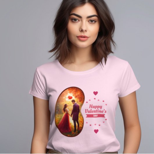 Gelukkige Velentine's Day - Gepassioneerde Vlammen T-shirt
