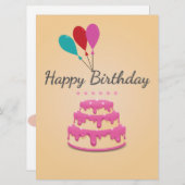 Gelukkige verjaardag (Voorkant / Achterkant)