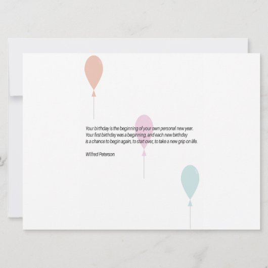 Gelukkige verjaardag (Achterkant)