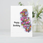 Gelukkige verjaardag (Staand voorkant)