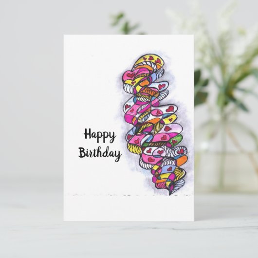 Gelukkige verjaardag (Staand voorkant)