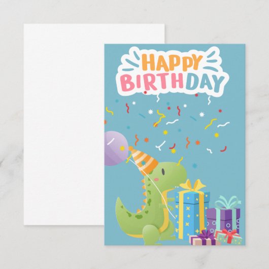 Gelukkige verjaardag (Voorkant / Achterkant)