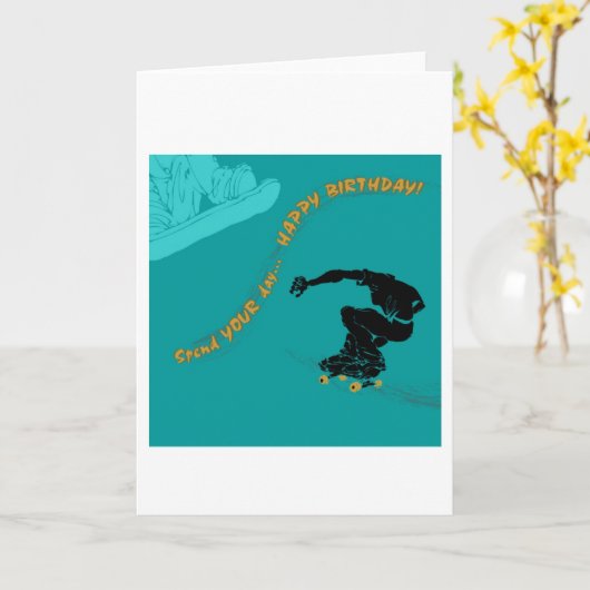 Gelukkige Verjaardag 1403 Kaart (Gele Bloem)