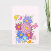 Gelukkige verjaardag! 16 bloemen en vogels (Achterkant)