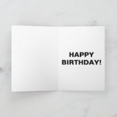 GELUKKIGE VERJAARDAG 1890 MAN PRATEN MET ZICHZELF KAART (Binnen)