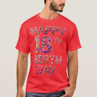 Gelukkige Verjaardag 18e T-shirt