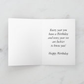 Gelukkige Verjaardag 1922 Geboortejaar 20's 20s tw Kaart (Binnen)