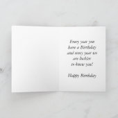 Gelukkige Verjaardag 1925 Geboortejaar 20's 20s tw Kaart (Binnen)