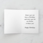 Gelukkige Verjaardag 1926 Geboortejaar 20's 20s tw Kaart (Binnen)