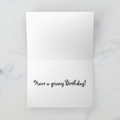 Gelukkige Verjaardag 1976 Geboortejaar 70's sevent Kaart (Binnen)