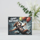 Gelukkige verjaardag 2026 Kaarten Hond -3 (Staand voorkant)