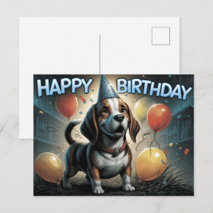 Gelukkige verjaardag 2026 Kaarten Hond -9