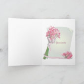 Gelukkige Verjaardag! - 20ste roze Kaart (Binnen)