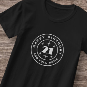 Gelukkige Verjaardag 21 jaar Jong T-shirt