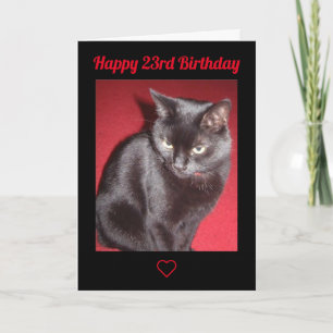 Gelukkige verjaardag 23 kaart