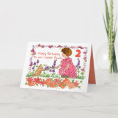 Gelukkige Verjaardag 2 jaar oude aangepaste naam Kaart (Voorkant)