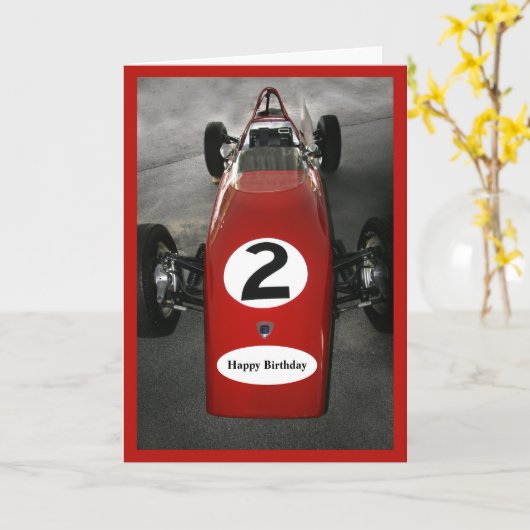 Gelukkige Verjaardag #2 kaart (Gele Bloem)