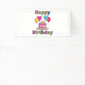 Gelukkige Verjaardag 2x1 Vinyl Vlaggenlijn Spandoek (Insitu)