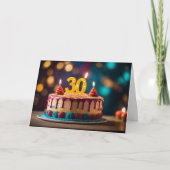 Gelukkige Verjaardag, 30e, Kaart (Voorkant)