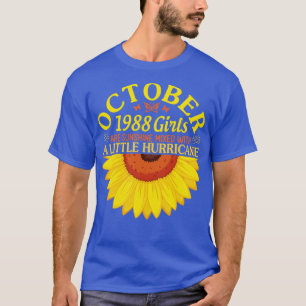 Gelukkige verjaardag 32 jaar oud geboren in oktobe t-shirt