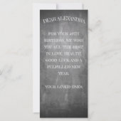 Gelukkige verjaardag - 50 jaar & Fabulous (Achterkant)