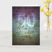 Gelukkige verjaardag!!! 50ste kaart (Gele Bloem)