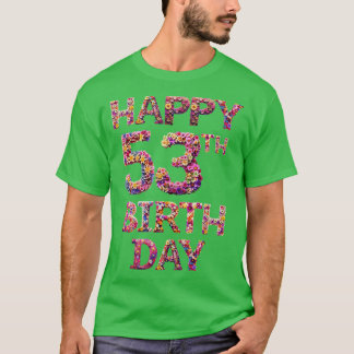 Gelukkige Verjaardag 53e T-shirt