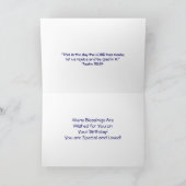 Gelukkige verjaardag 70 christelijke kaart (Binnen)