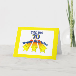 Gelukkige verjaardag 70 christelijke kaart