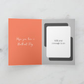 Gelukkige verjaardag 70 vandaag koraalgrijs kaart (Binnen)