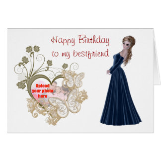 Gelukkige verjaardag aan beste vriend voeg een fot