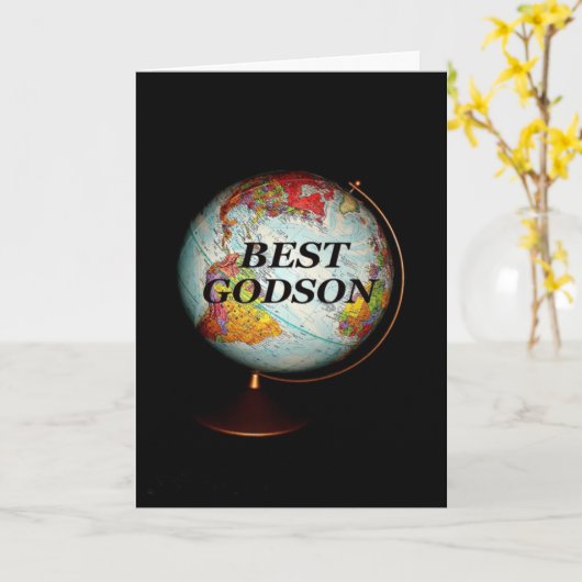 Gelukkige Verjaardag aan de Beste Peetzoon ter Kaart (Gele Bloem)