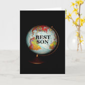 Gelukkige Verjaardag aan de Beste Zoon ter wereld! Kaart (Gele Bloem)